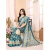 Womens Woven Printed Art Silk Saree with Unstitched Blouse Material