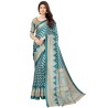 Womens Woven Printed Art Silk Saree with Unstitched Blouse Material