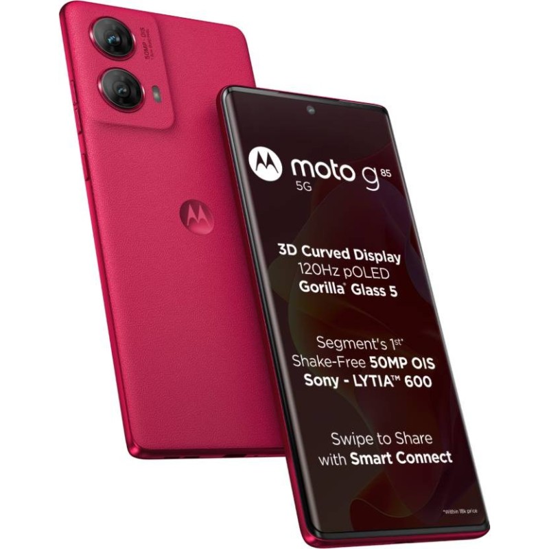 Motorola G85 5G (Viva Magenta, 128 GB)  (8 GB RAM)