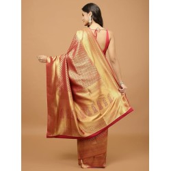 Women Saree With Blouse Piece Set