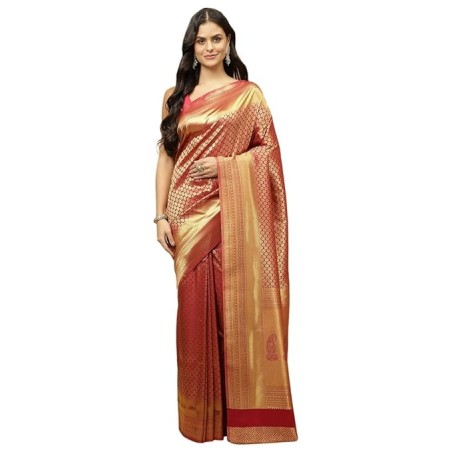 Women Saree With Blouse Piece Set