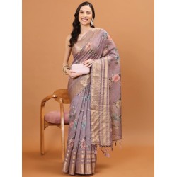 Women Saree With Blouse Piece Set