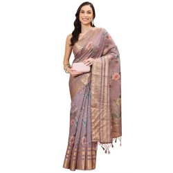 Women Saree With Blouse Piece Set