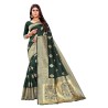 Women's Pure Kanjivaram Silk Saree Banarasi Silk Saree With Blouse Piece