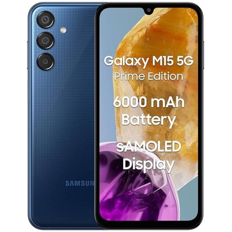 SAMSUNG M15 Prime Edition (Blue Topaz, 128 GB)  (6 GB RAM)